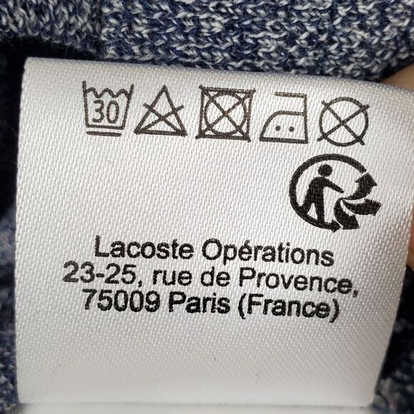 LACOSTE Men's Slim Fit Pique Polo Shirt Size XXL - Picture 5 of 7